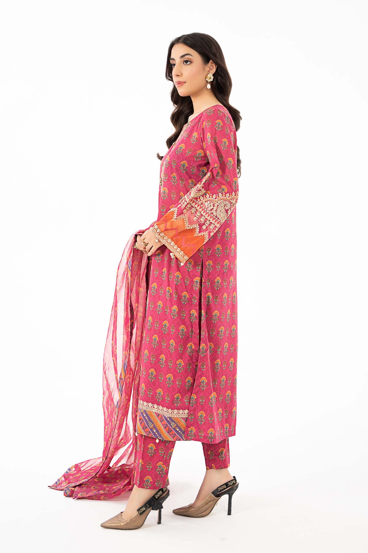 3 Piece Printed Lawn Suit | DW-EF22-61R1 – Maria.B. Designs (AE)