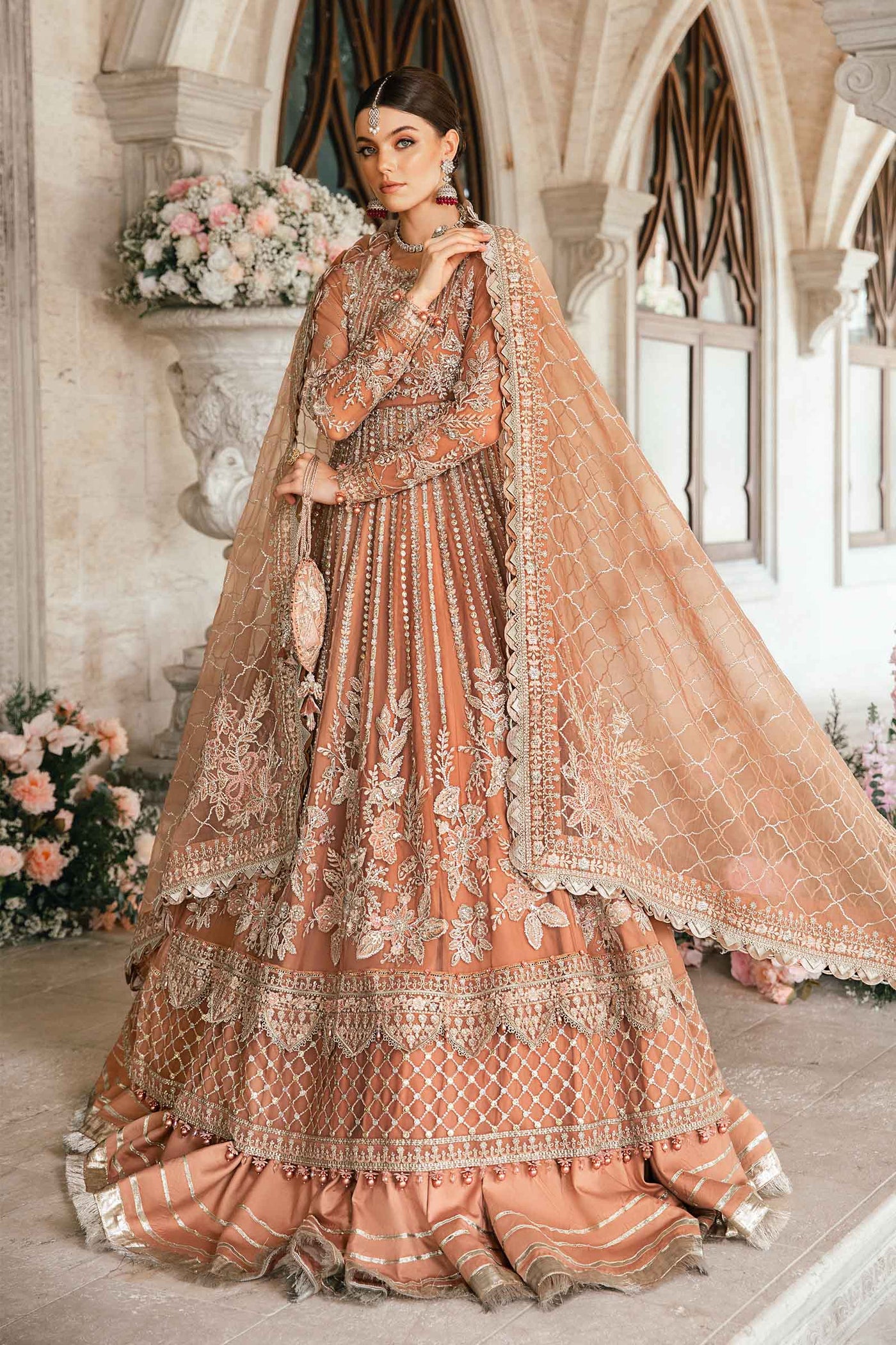 3 Piece Unstitched Embroidered Suit | BD-2804