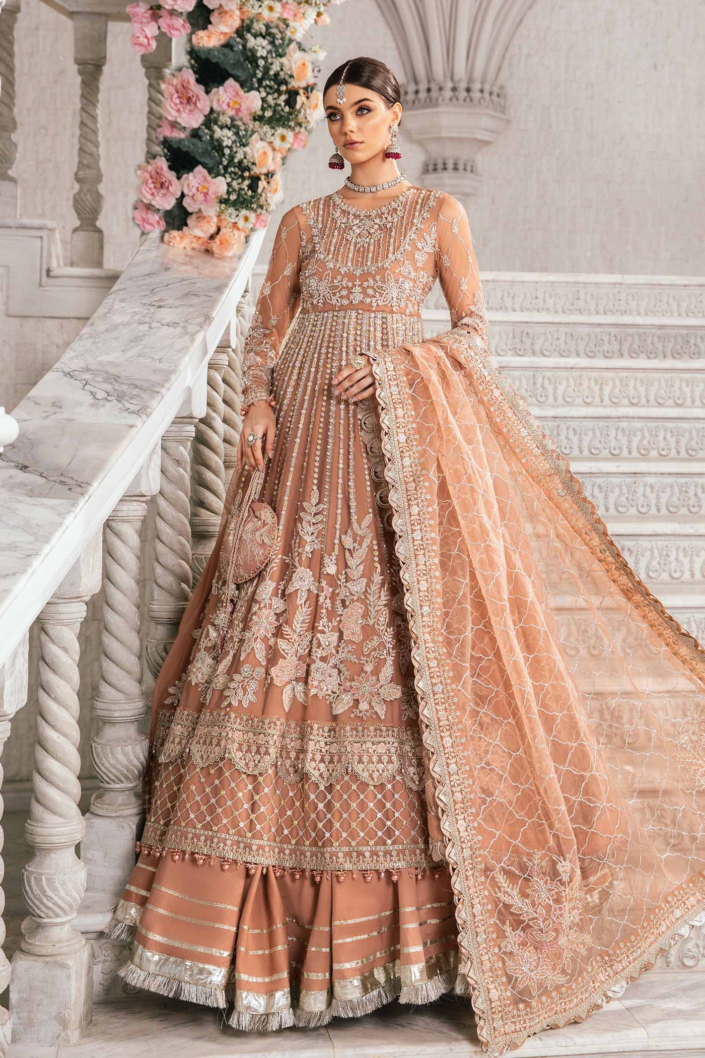 3 Piece Unstitched Embroidered Suit | BD-2804