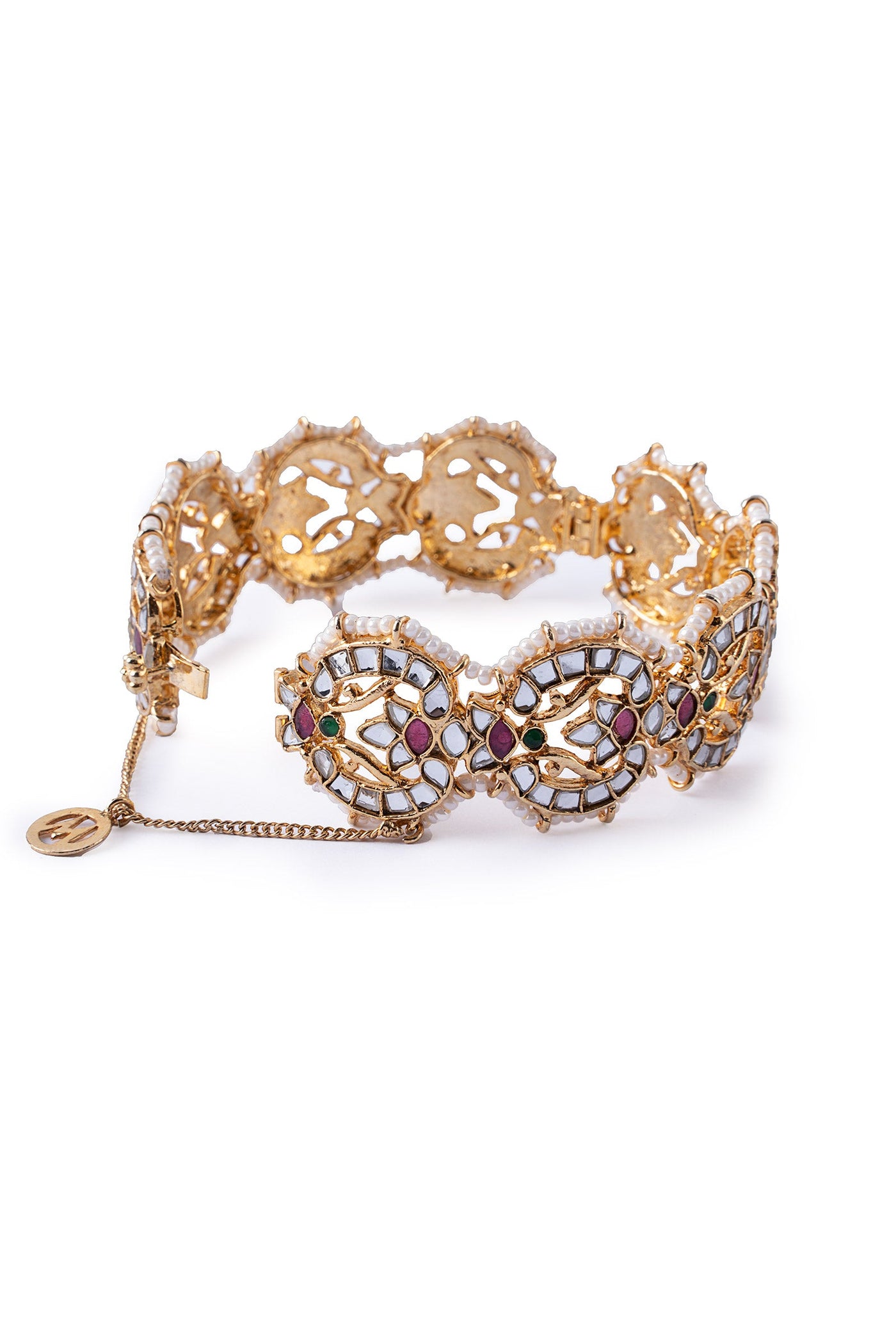 Kundan Halo Bangle | JBN-EF25-01