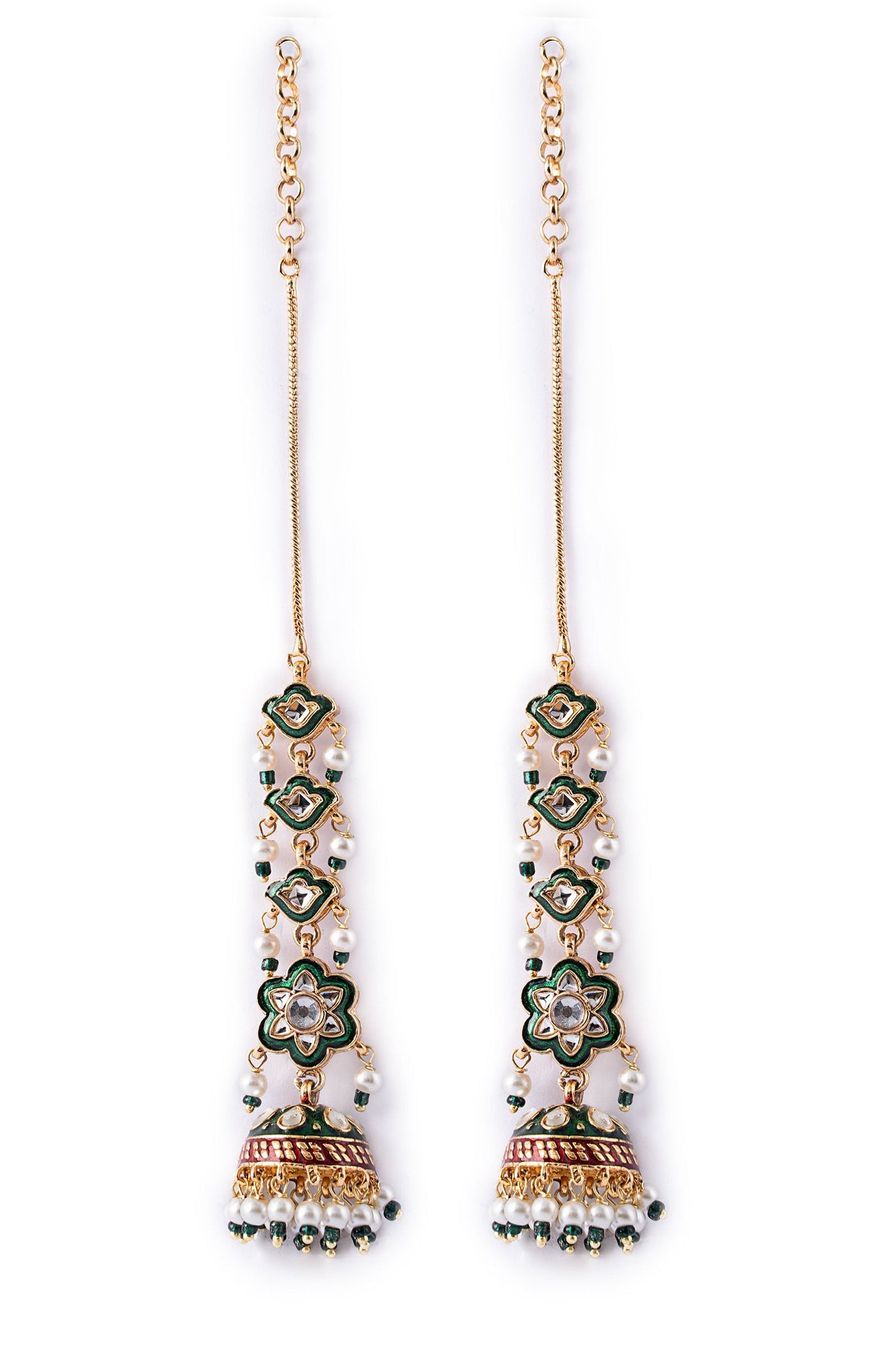 Taj Phool Jhumka | JER-EF25-09