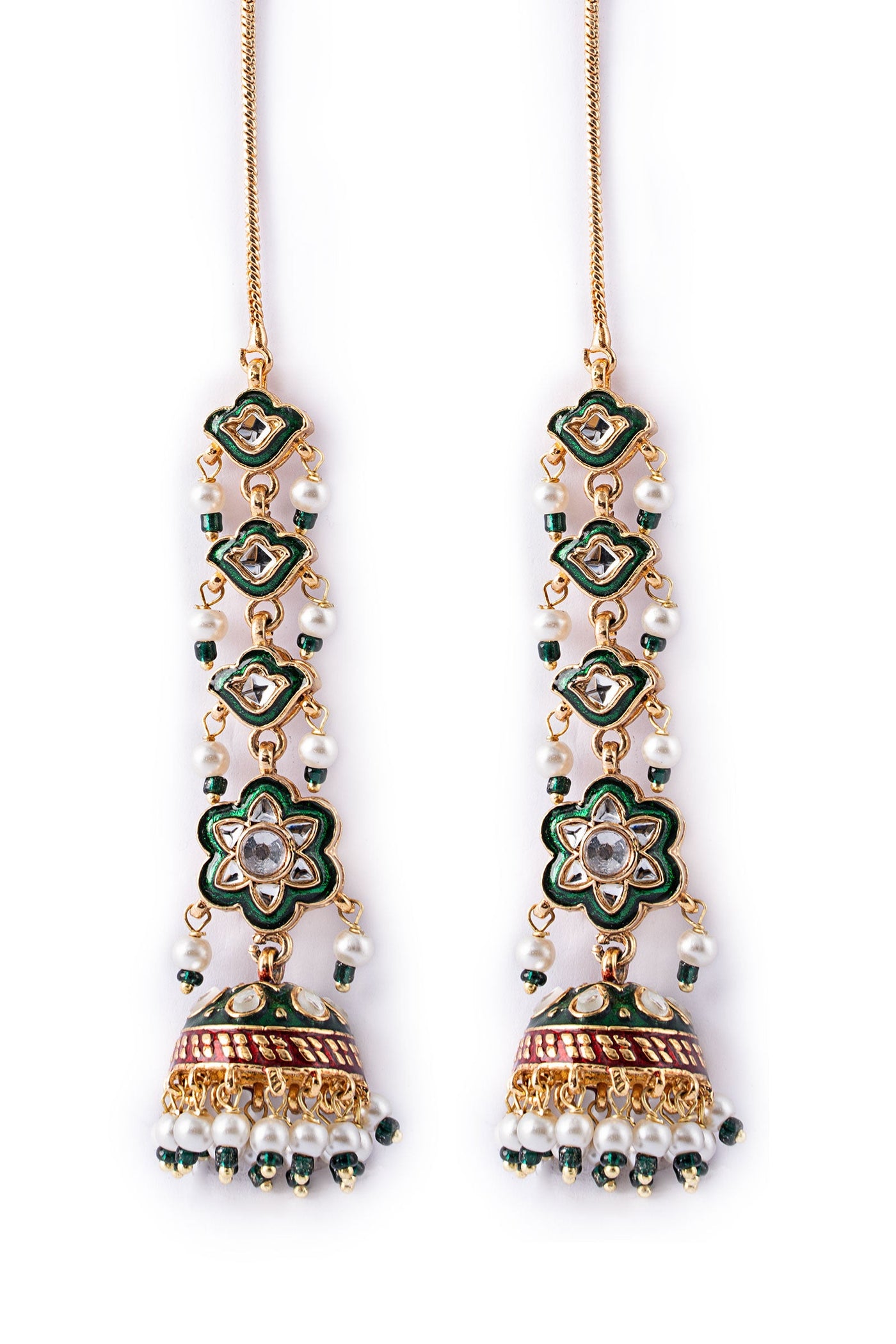 Taj Phool Jhumka | JER-EF25-09