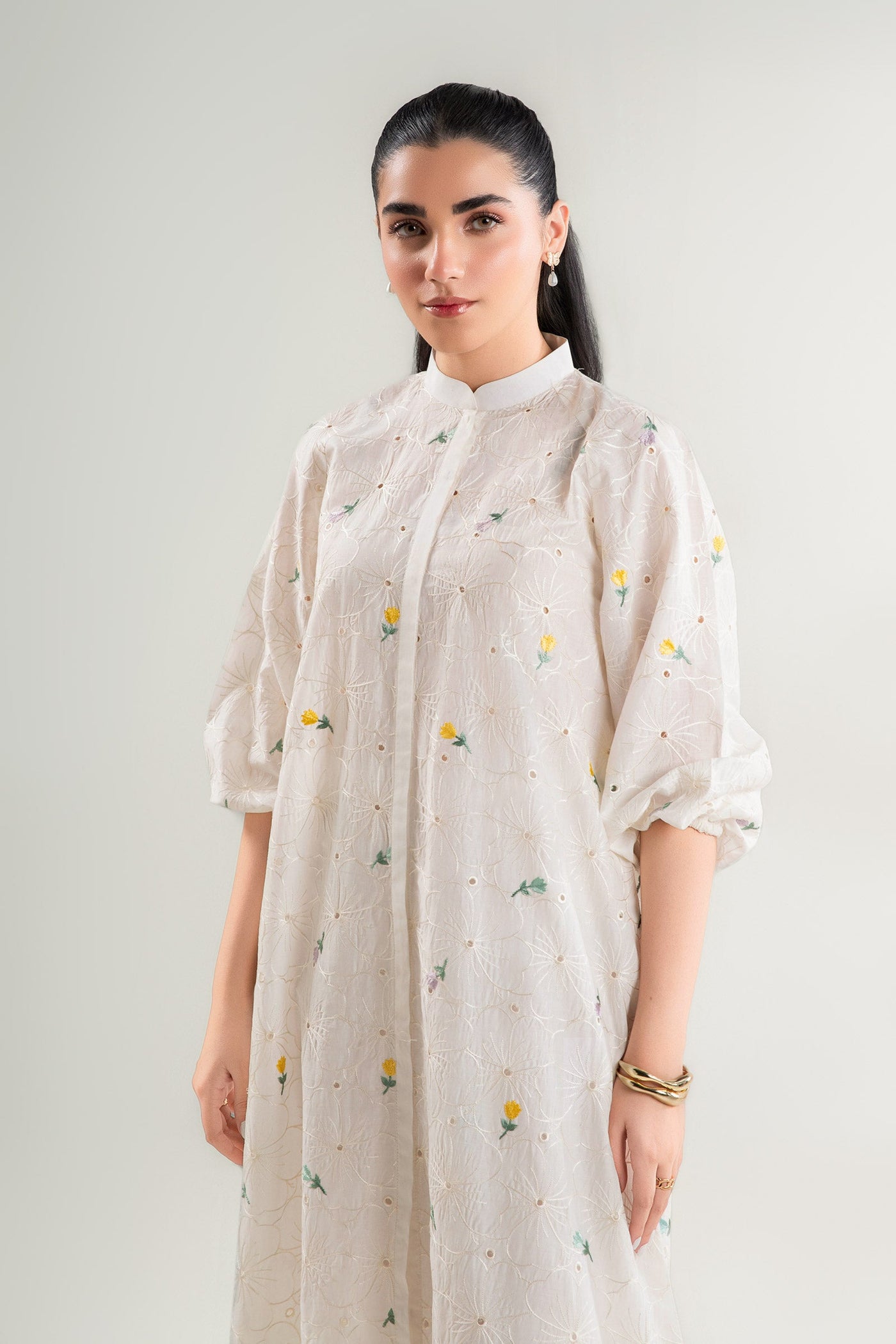 Embroidered Lawn Dress | MB-CS25-201-A