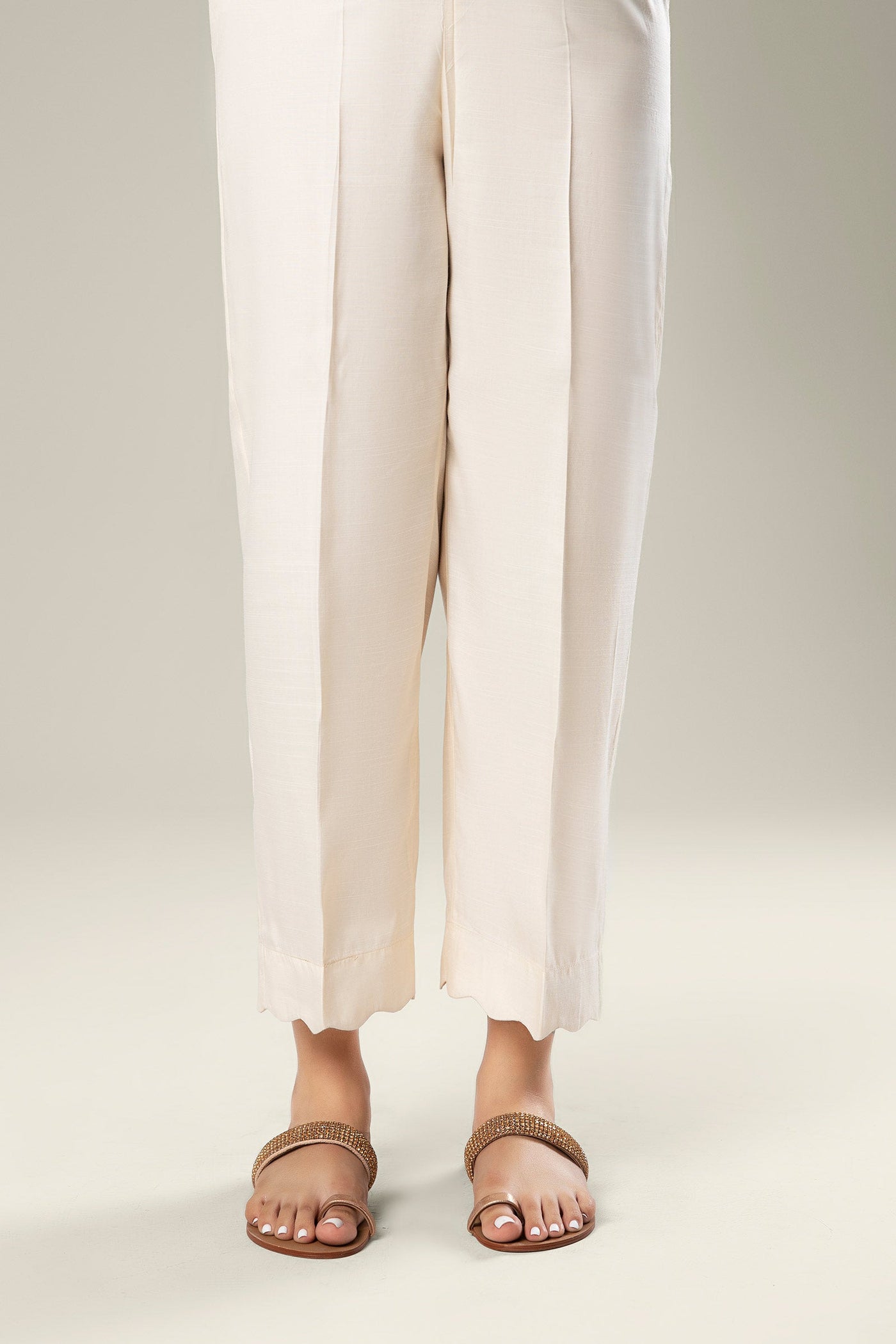 Dyed Raw Silk Trouser | MB-WF24-06