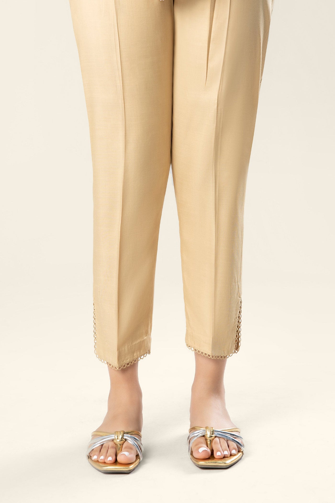 Dyed Raw Silk Trouser | MB-WF24-08