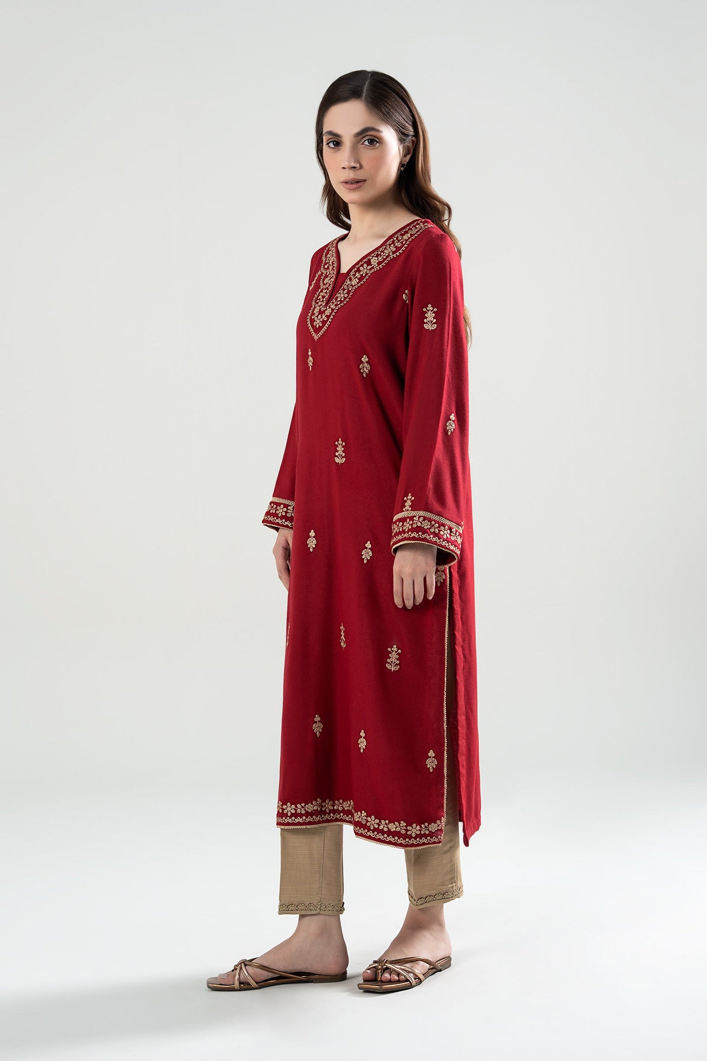 Embroidered Wool Shirt | MB-WS24-115