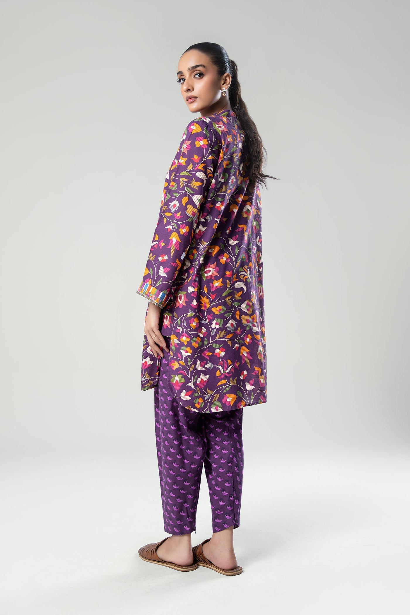 2 Pc Printed Khaddar Suit | MB-WS24-150