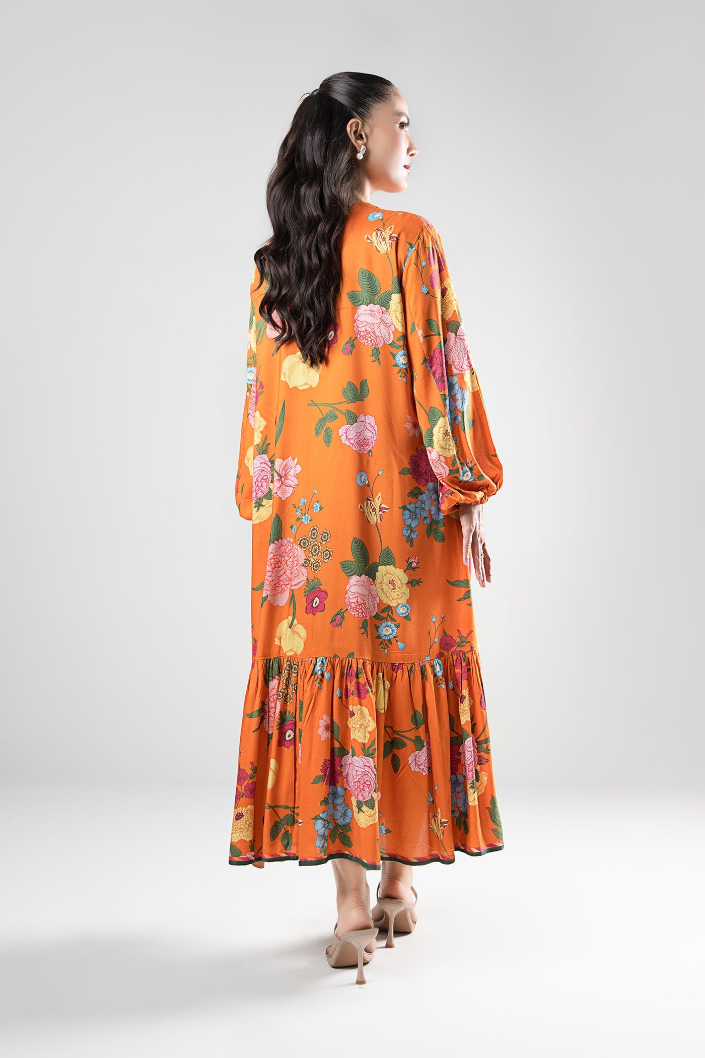 Printed Viscose Dress | MB-WS24-166