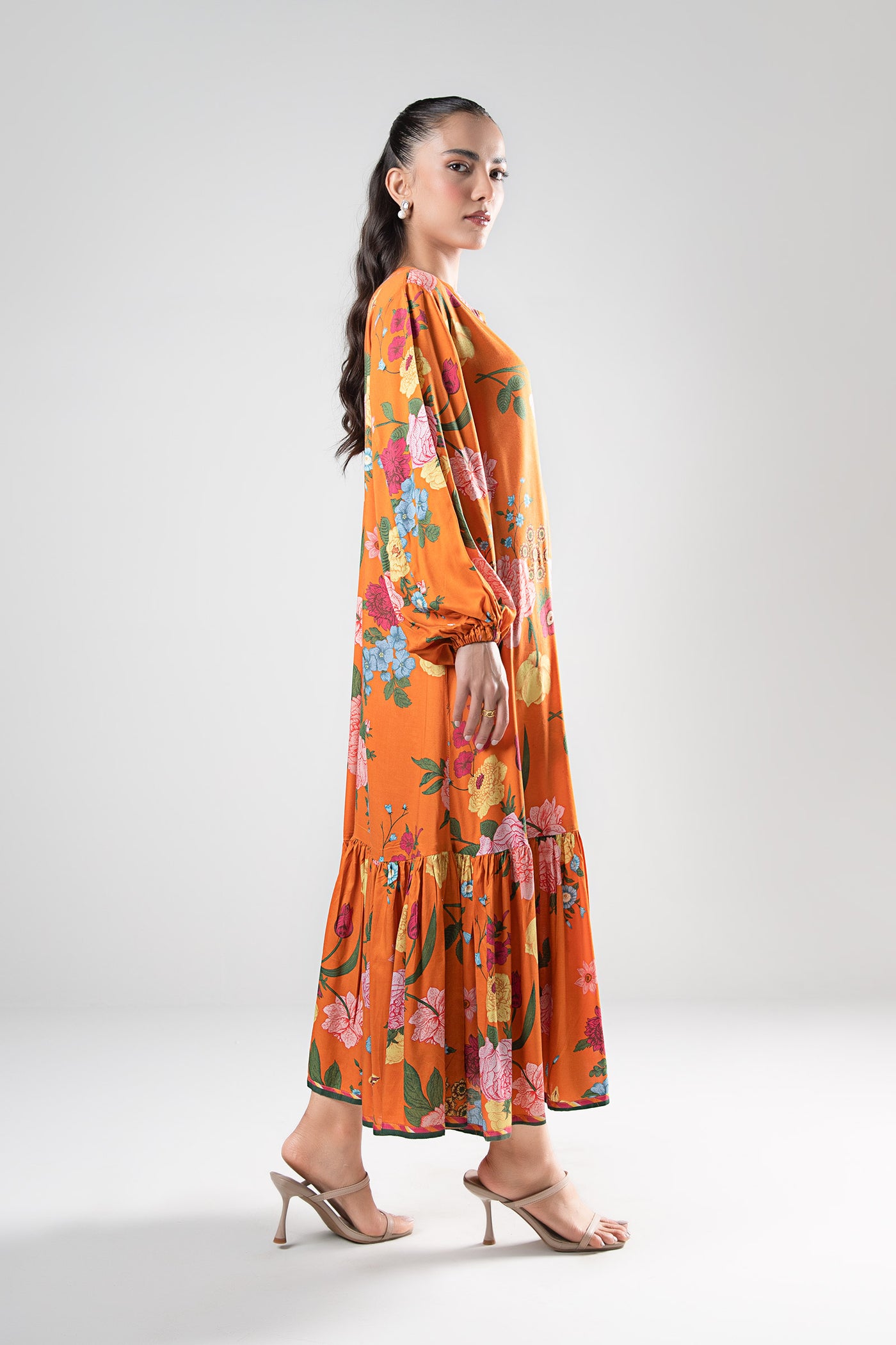 Printed Viscose Dress | MB-WS24-166