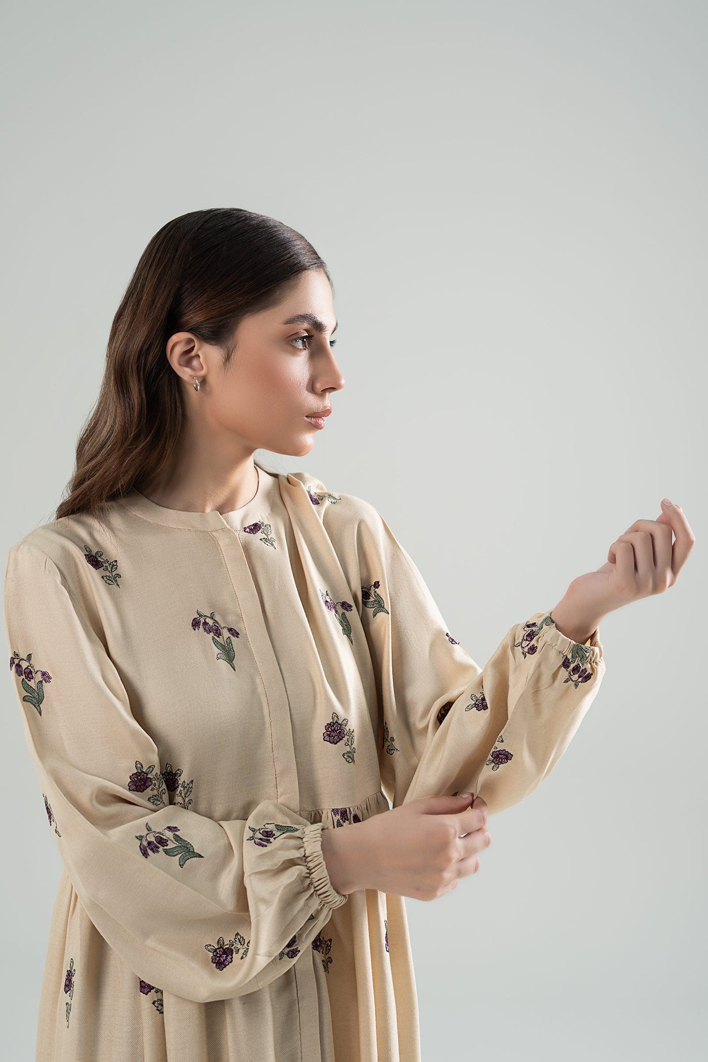 Embroidered Twill Shirt | MB-WS24-34-B