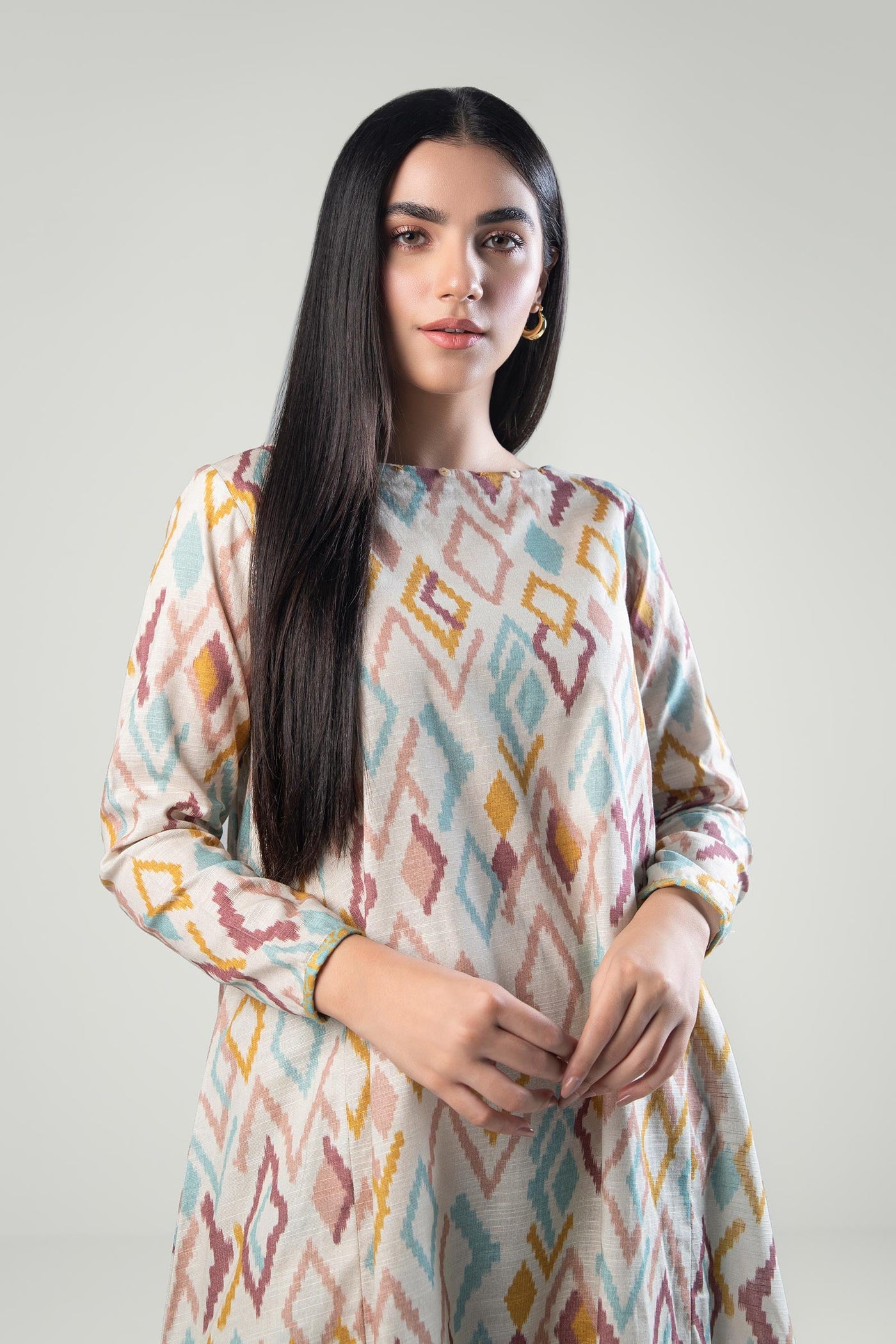 2 Pc Printed Khaddar Suit | MB-WS24-63