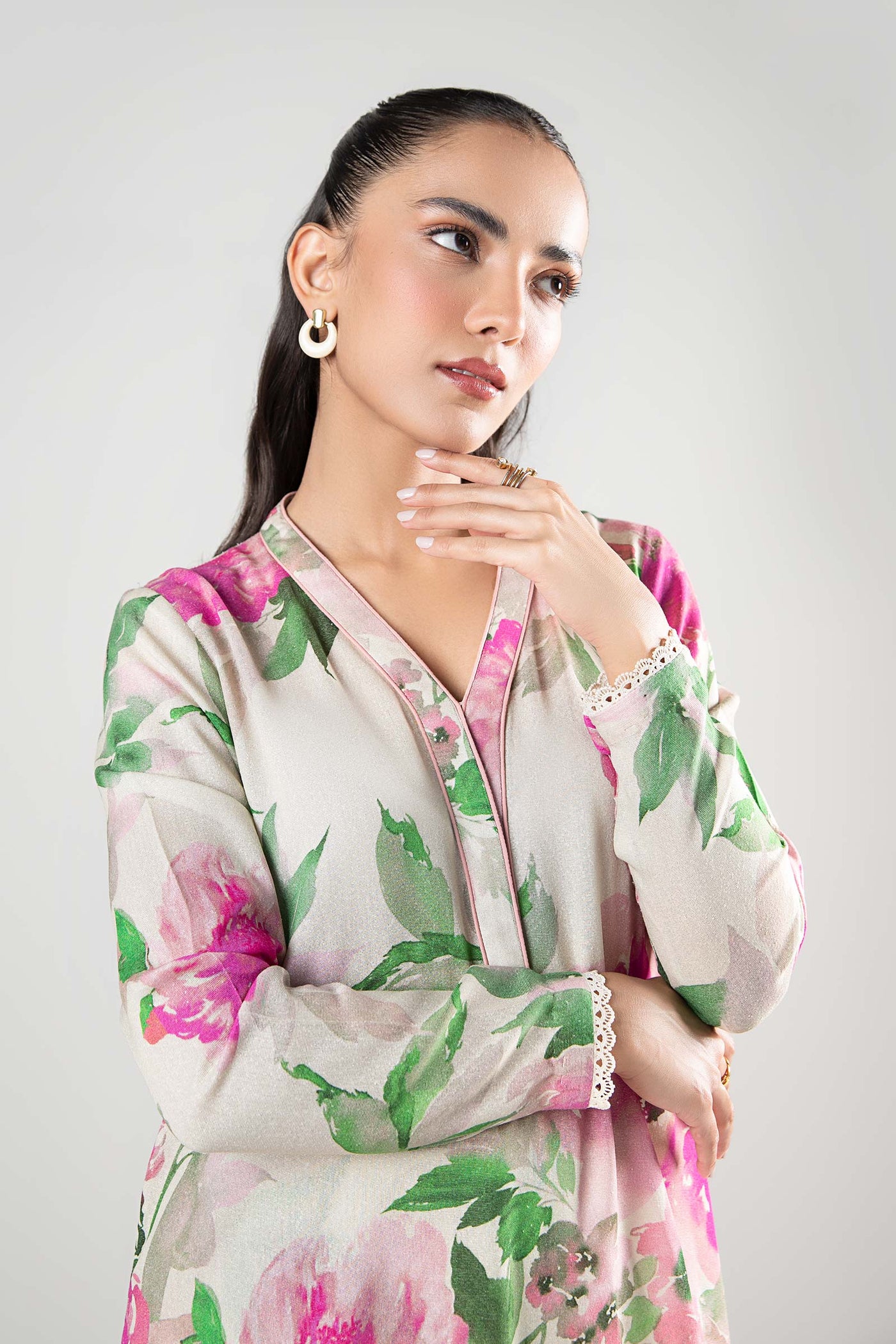 2 Pc Printed Karandi Suit | MB-WS24-97