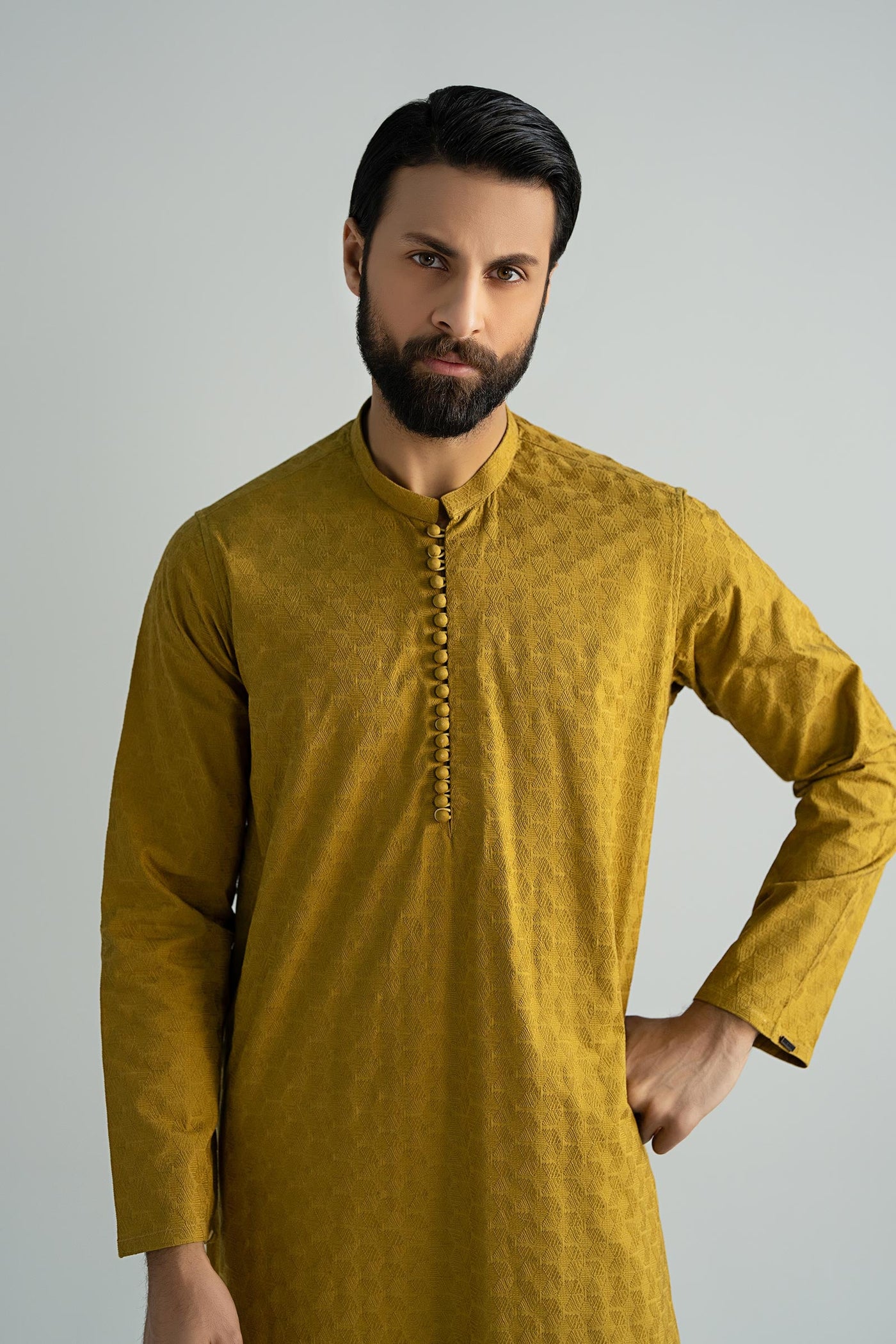 Embroidered Cotton Kurta | MBM-KR25-06