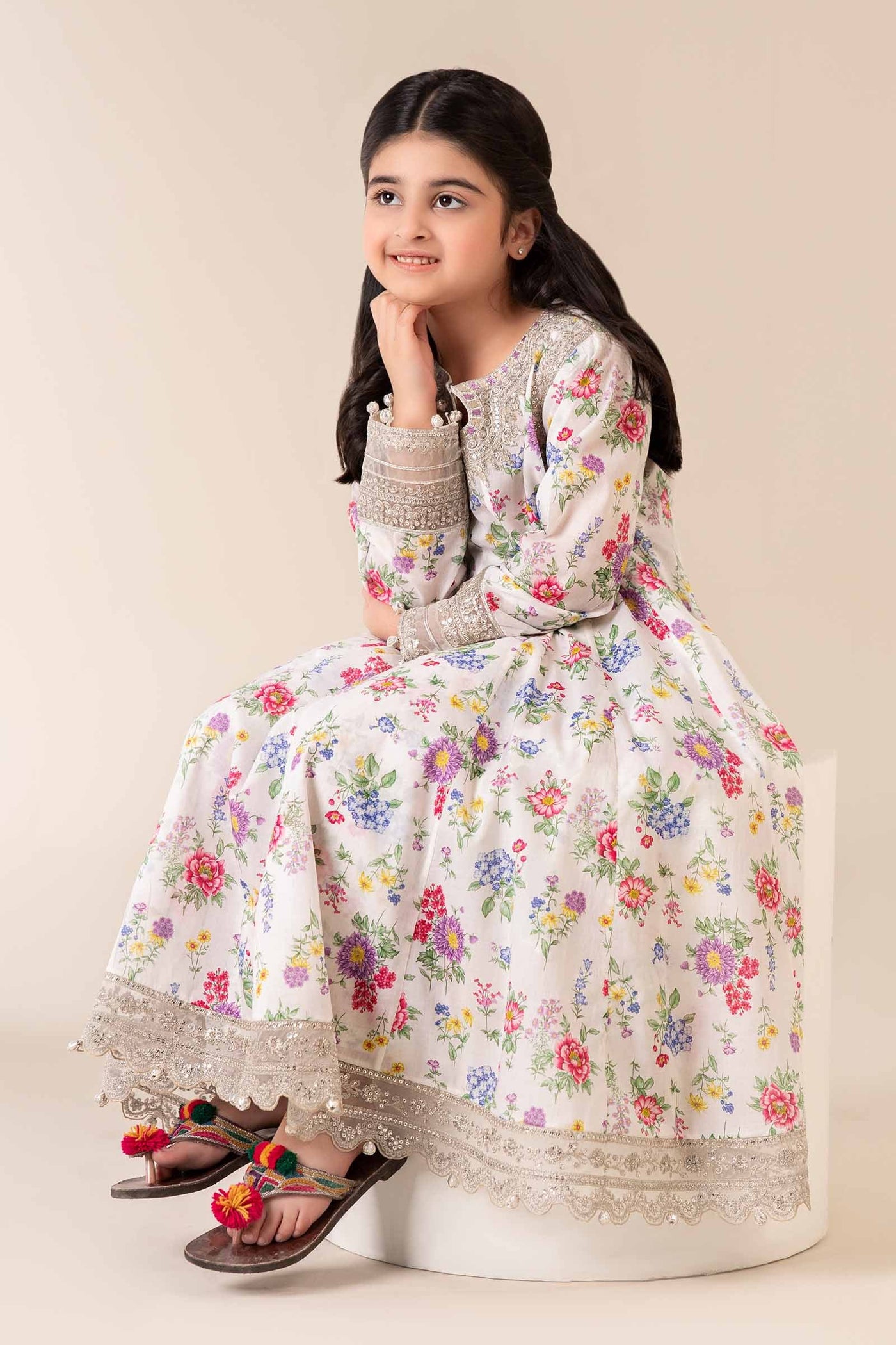 3 Piece Embroidered Lawn Suit | MKD-EA25-03