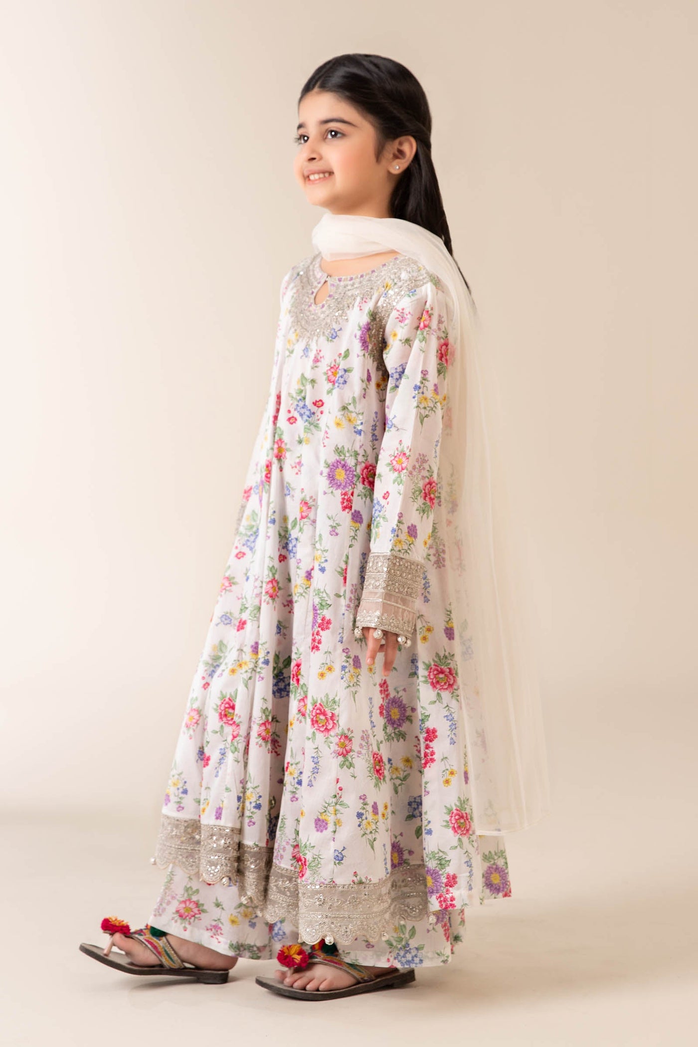 3 Piece Embroidered Lawn Suit | MKD-EA25-03