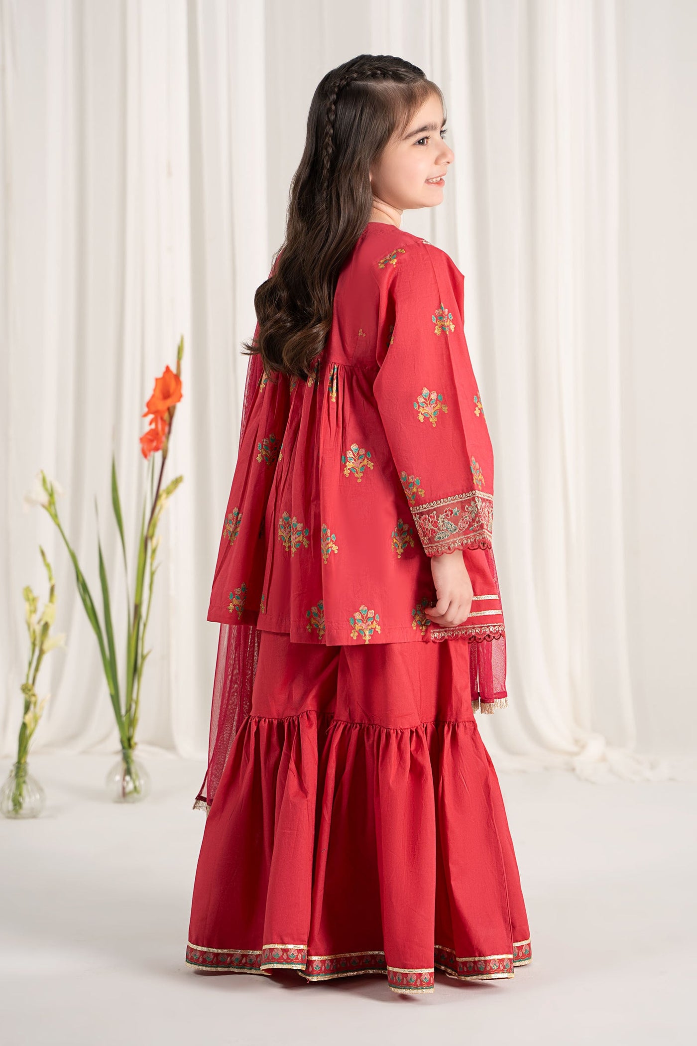 3 Piece Embroidered Lawn Suit | MKD-EF25-15