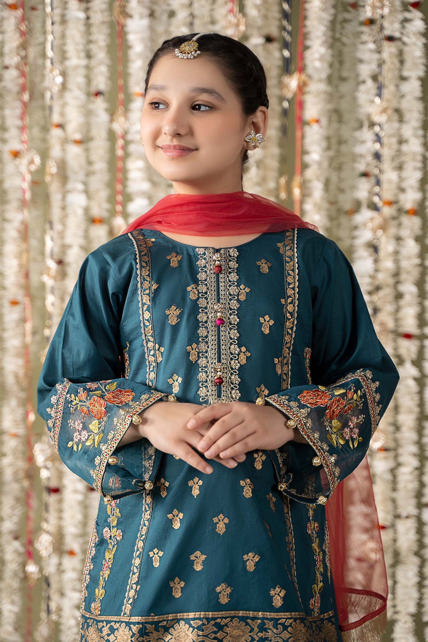 3 Piece Embroidered Lawn Suit | MKD-EF25-24