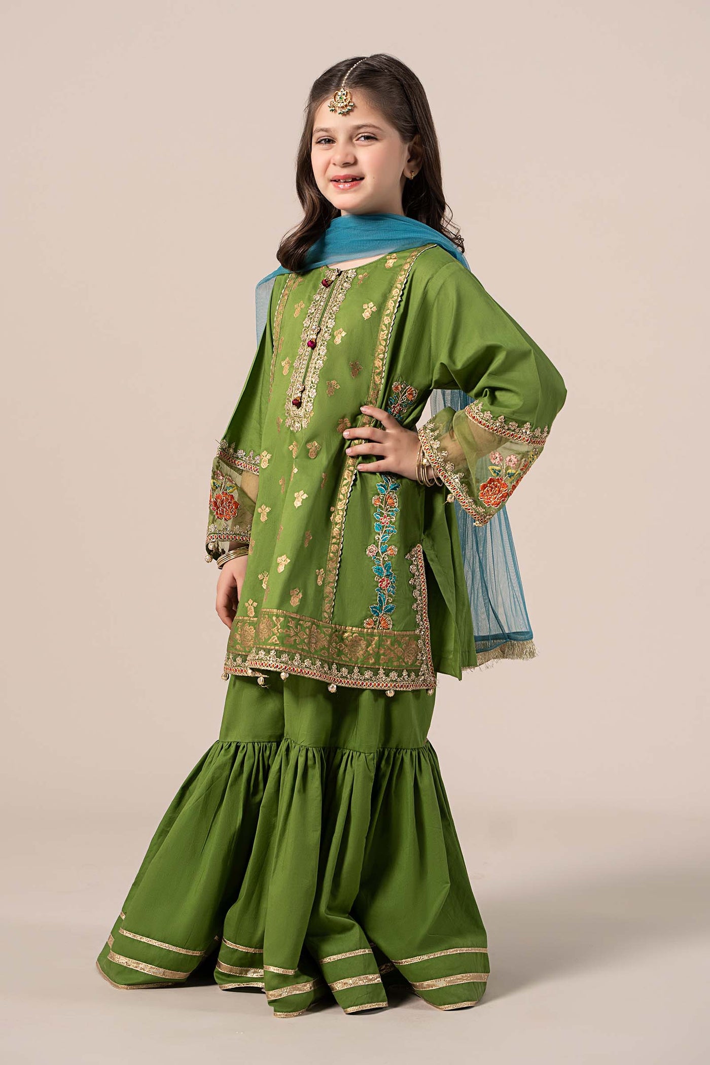 3 Piece Embroidered Lawn Suit | MKD-EF25-24