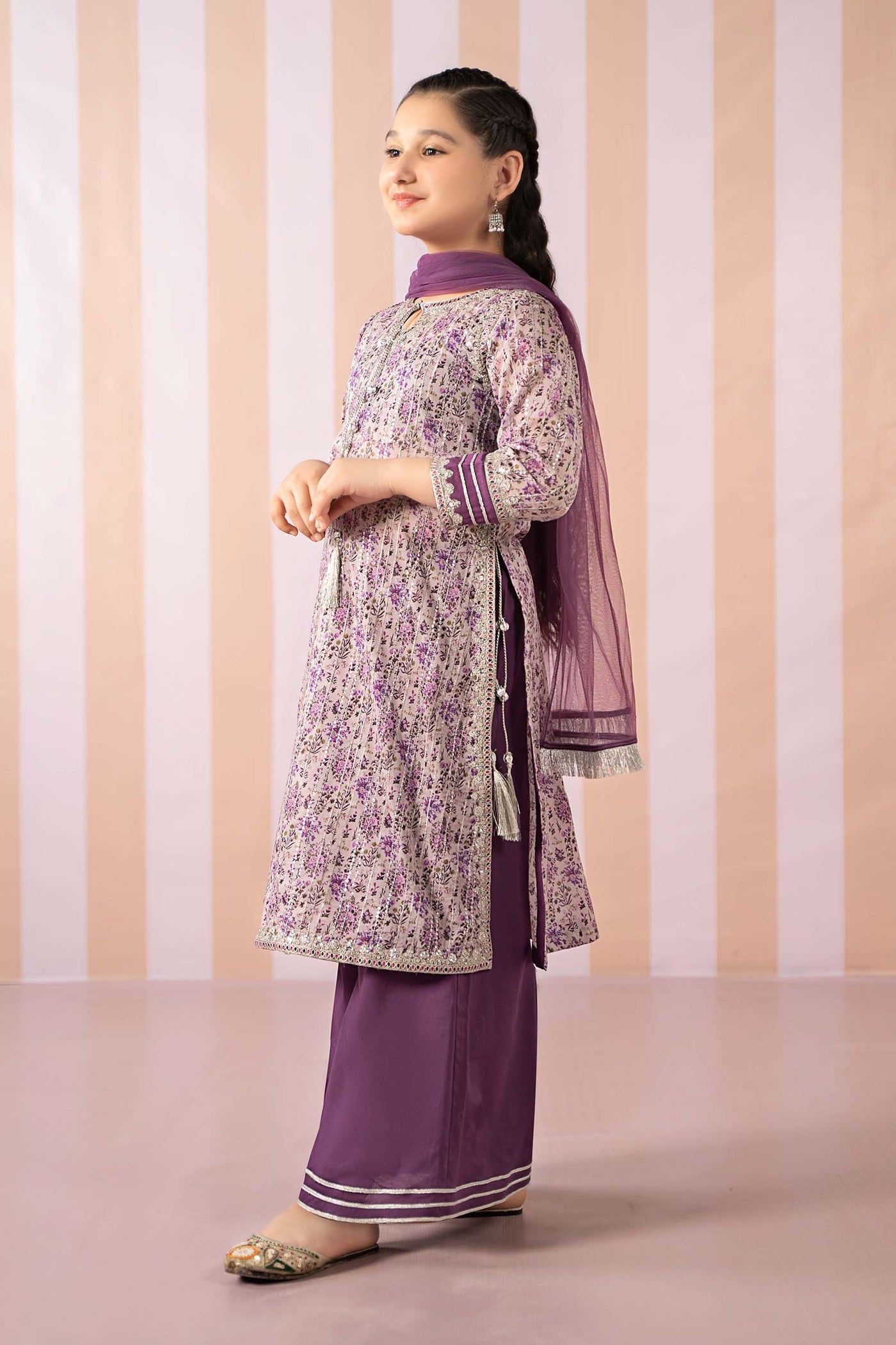 3 Piece Embroidered Lawn Suit | MKD-EF25-27