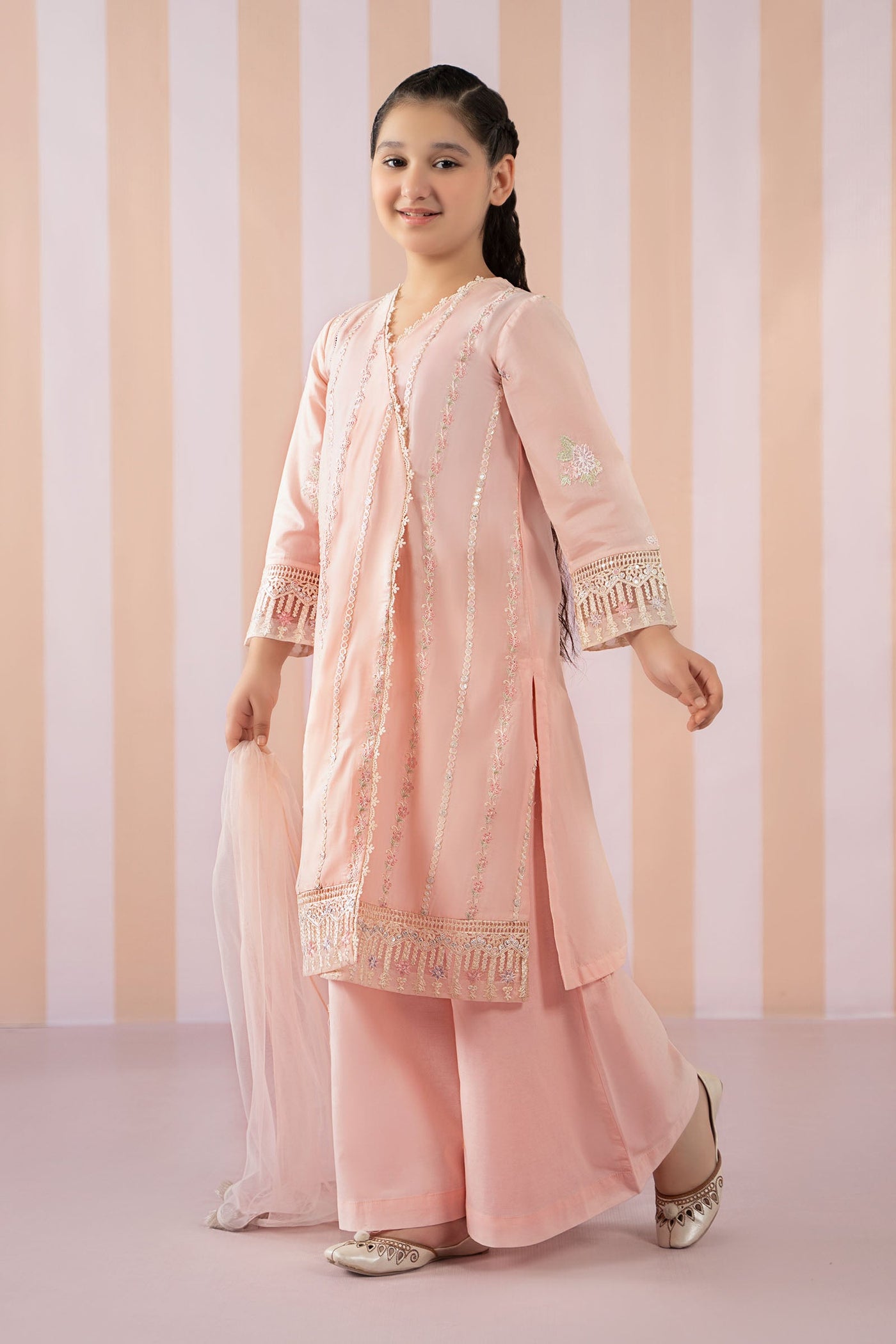 3 Piece Embroidered Lawn Suit | MKD-EF25-51