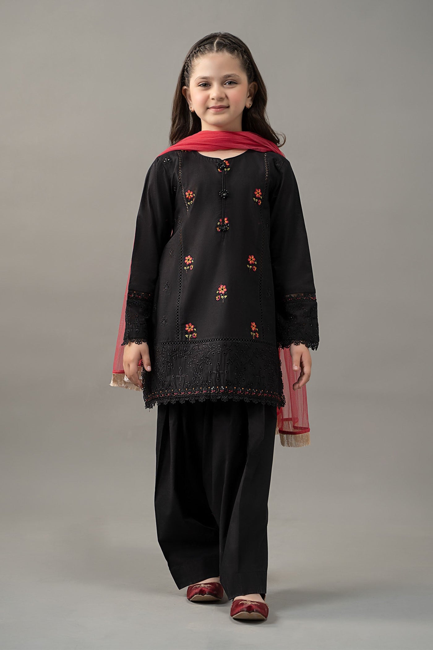 3 Piece Embroidered Lawn Suit | MKD-EF25-53