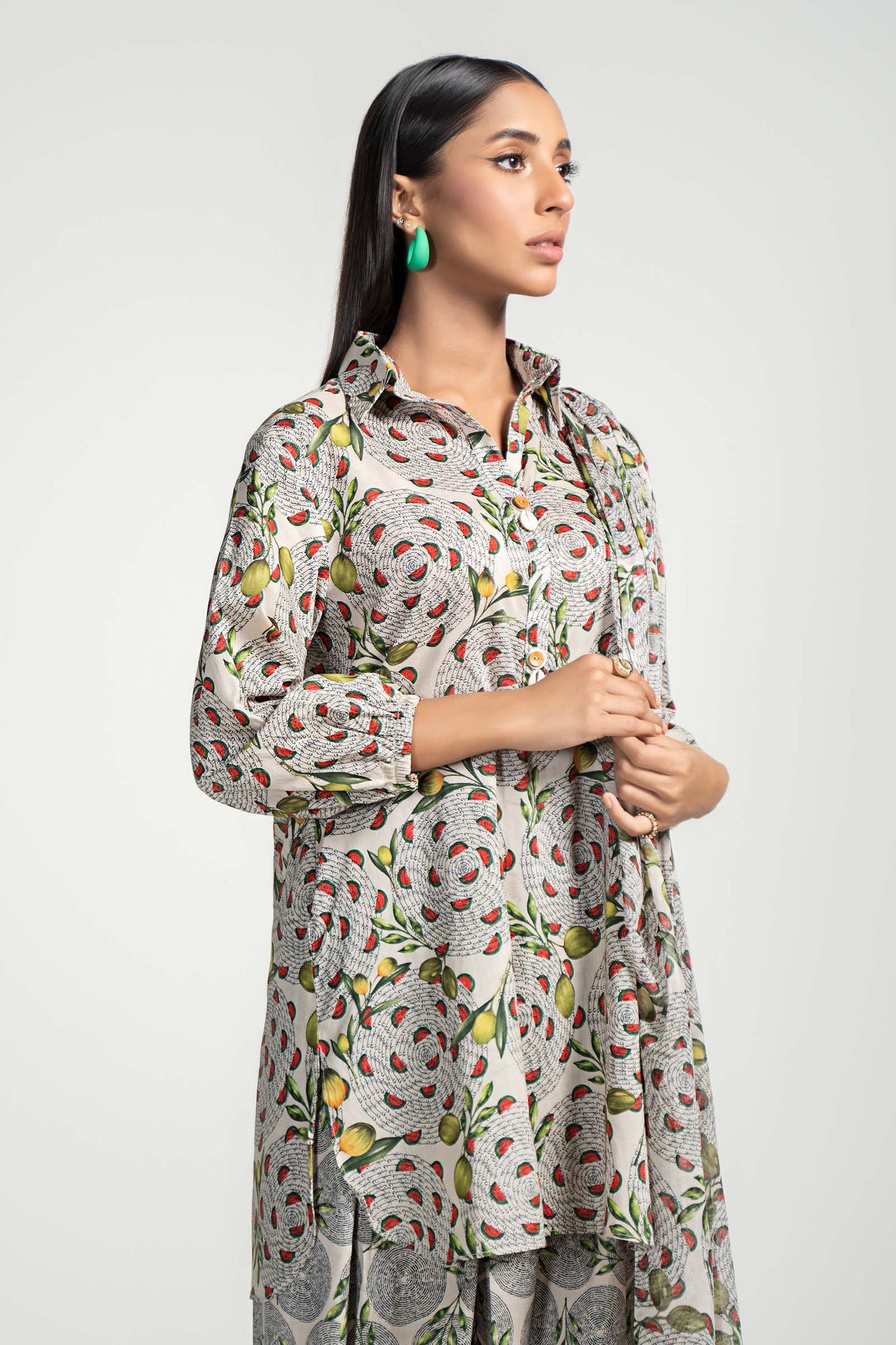 3 Piece Printed Lawn Suit | PS-PF24-01