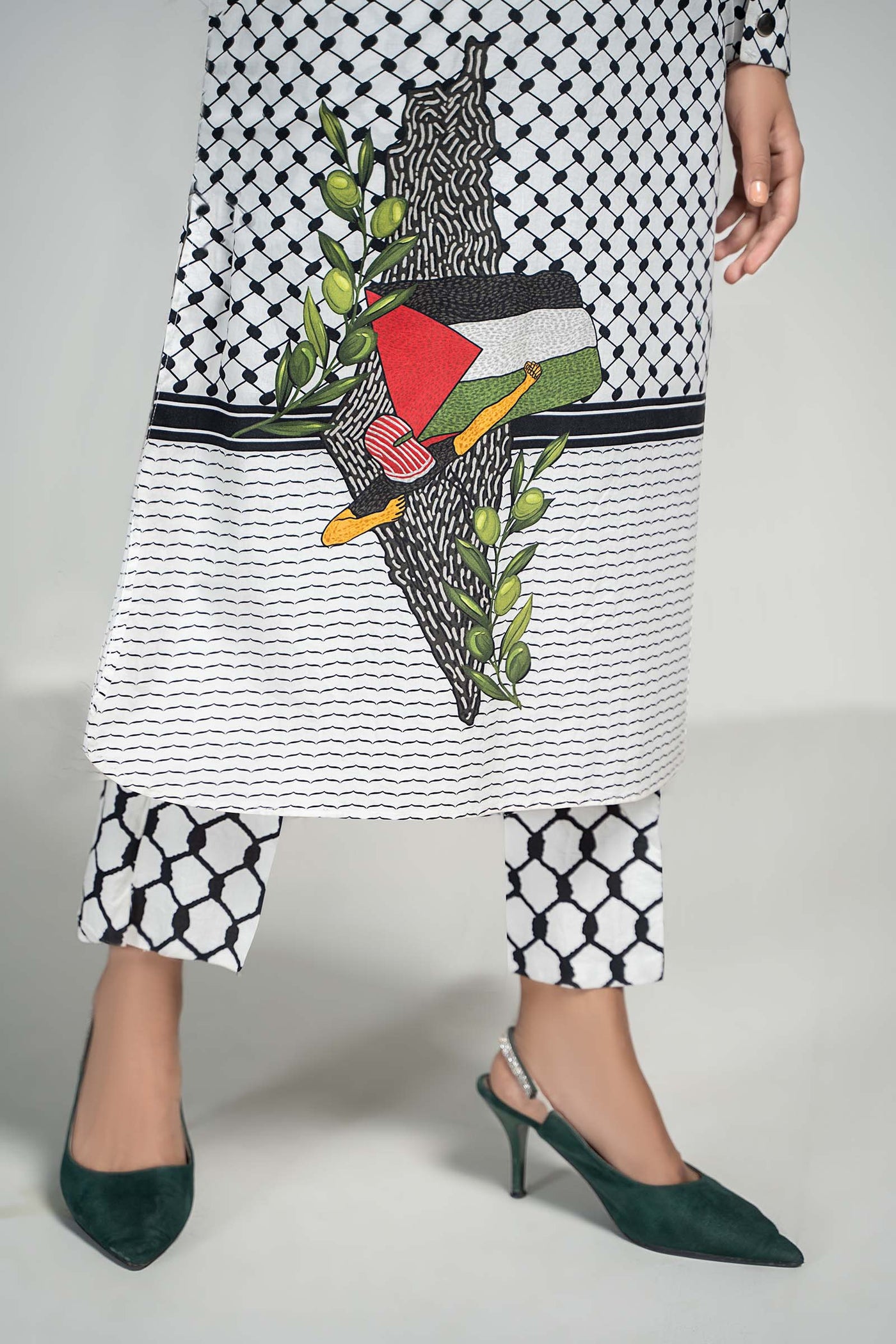 2 Piece Printed Lawn Suit | PS-PF24-04