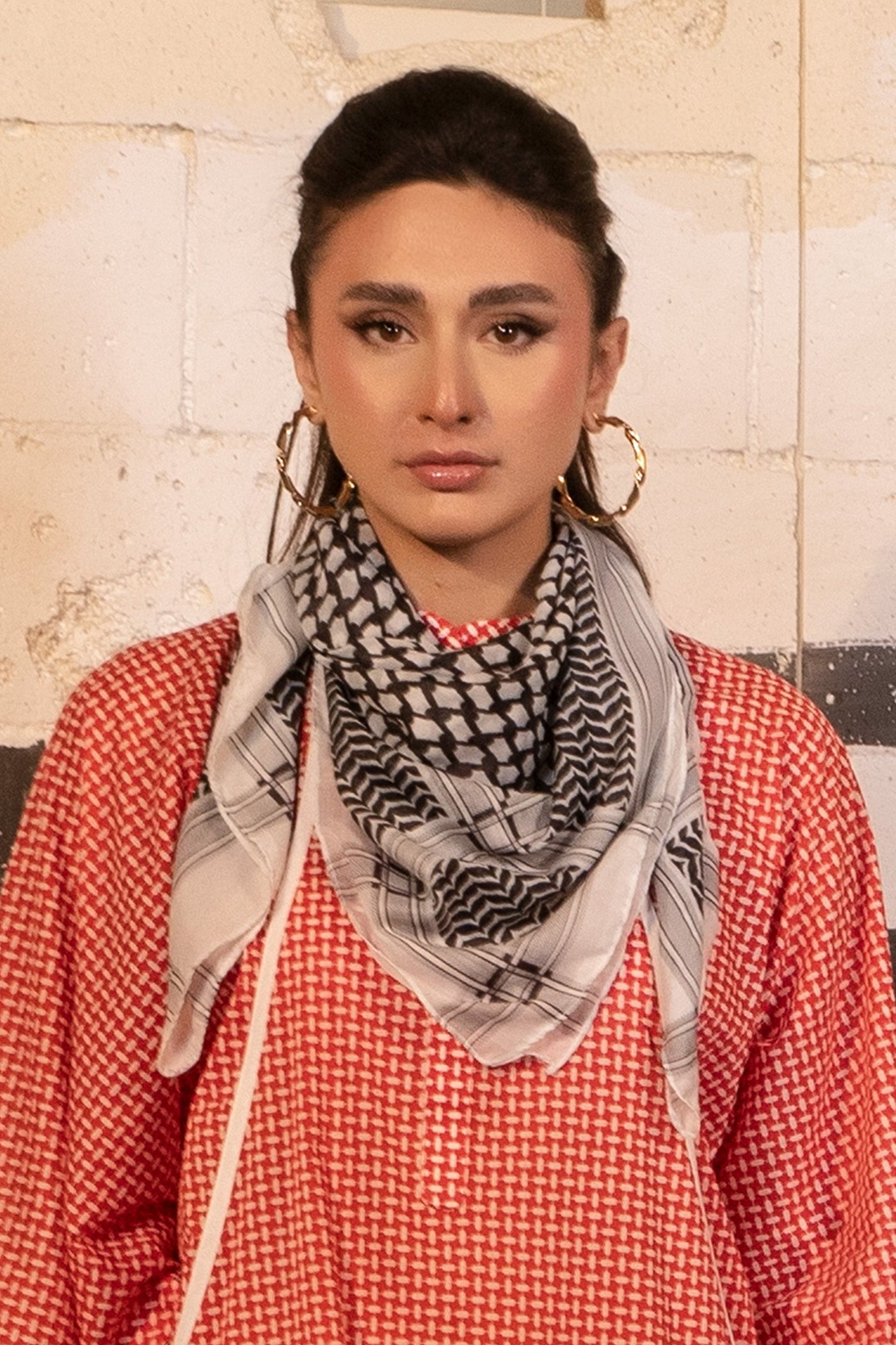 Printed Keffiyeh Scarf | PS-PF24-16