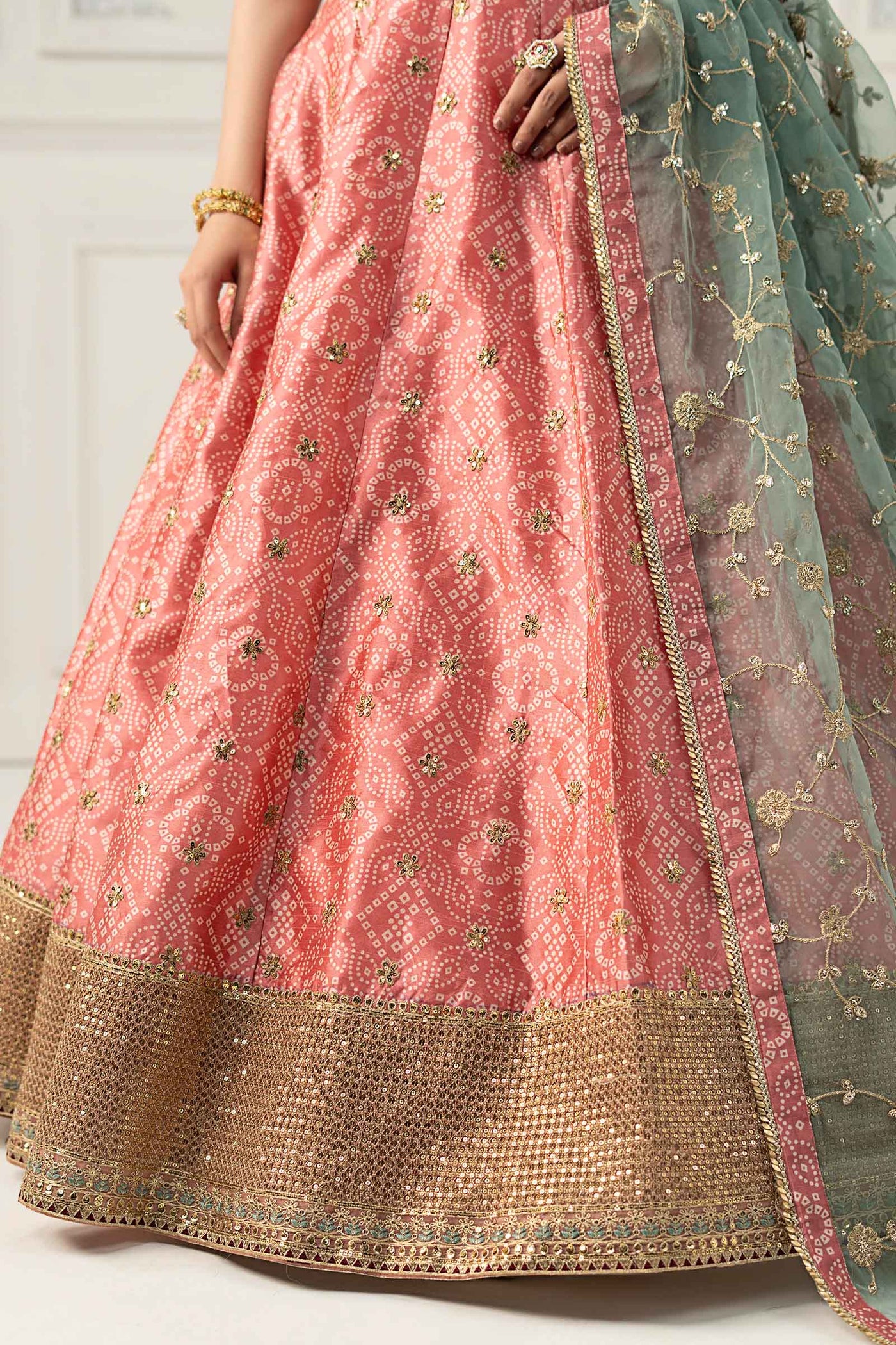 Embroidered Raw Silk Suit | SF-EF25-11