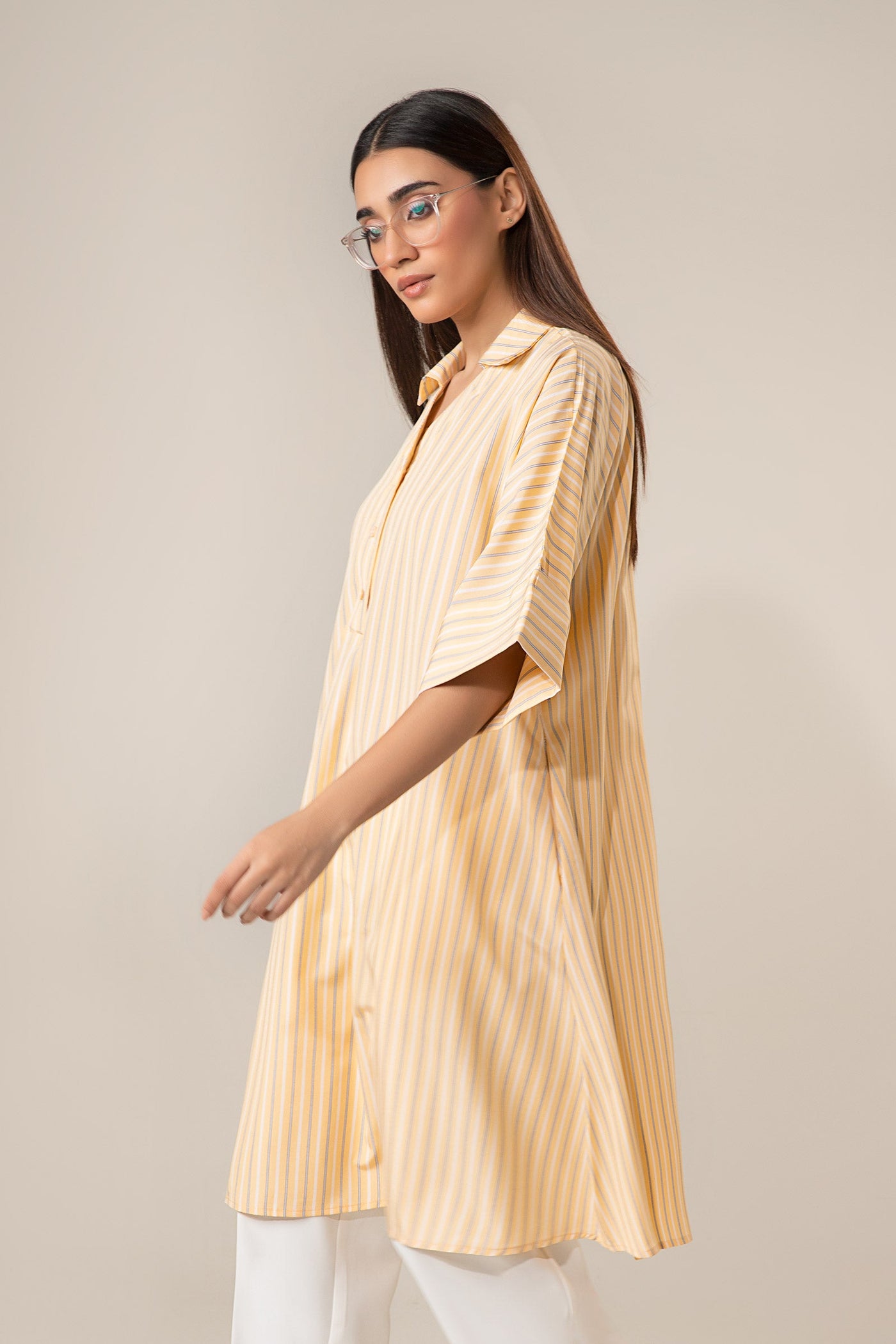 Belt Striped Tunic | WEST-S25-4B