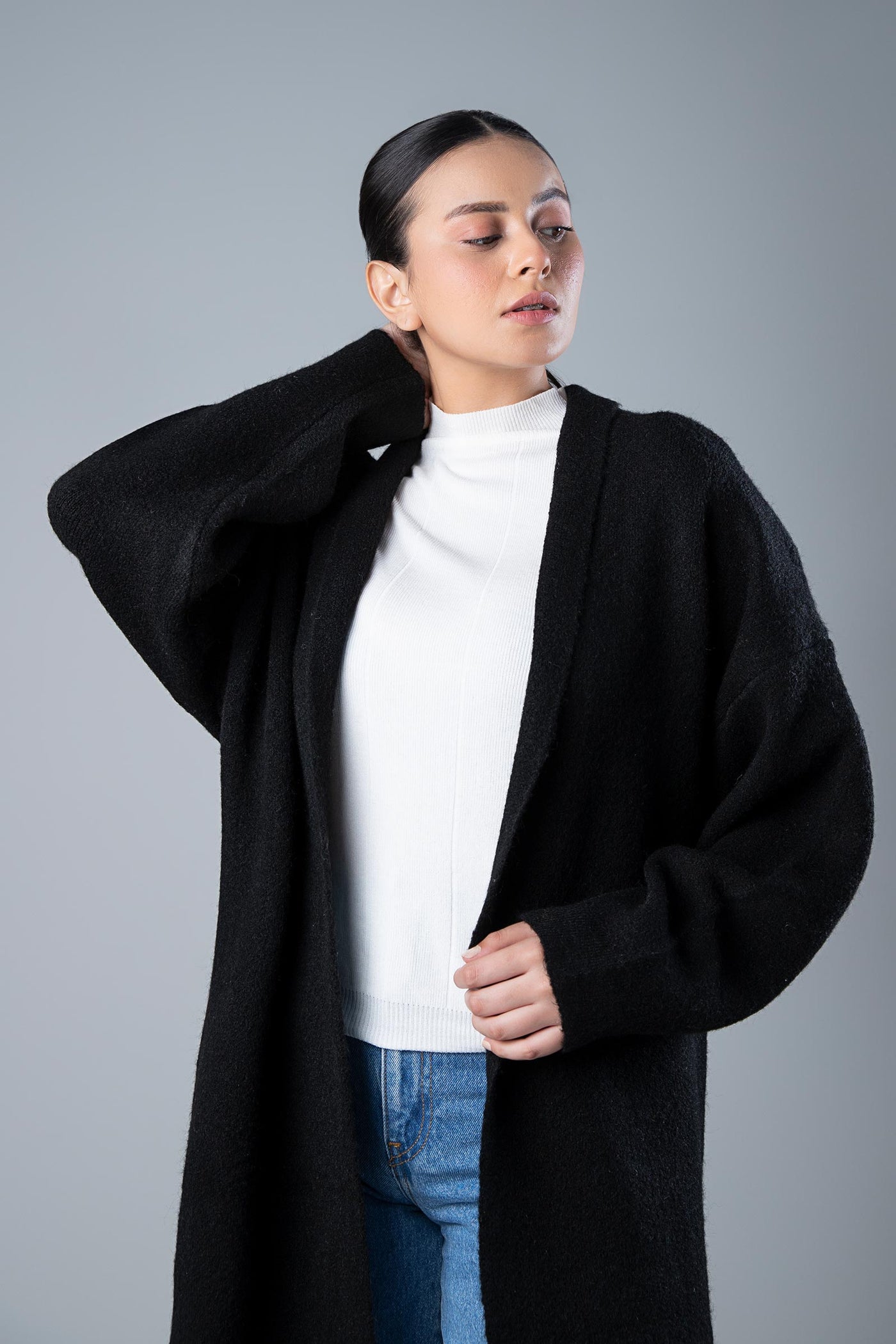 Fuzzy Cardigan | WEST-W24-13