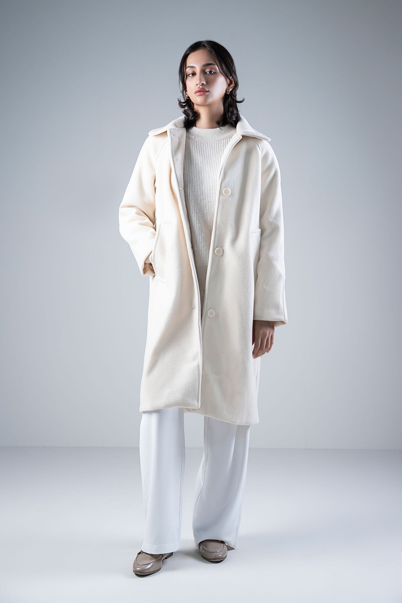 Basic Wool Coat | WEST-W24-34B