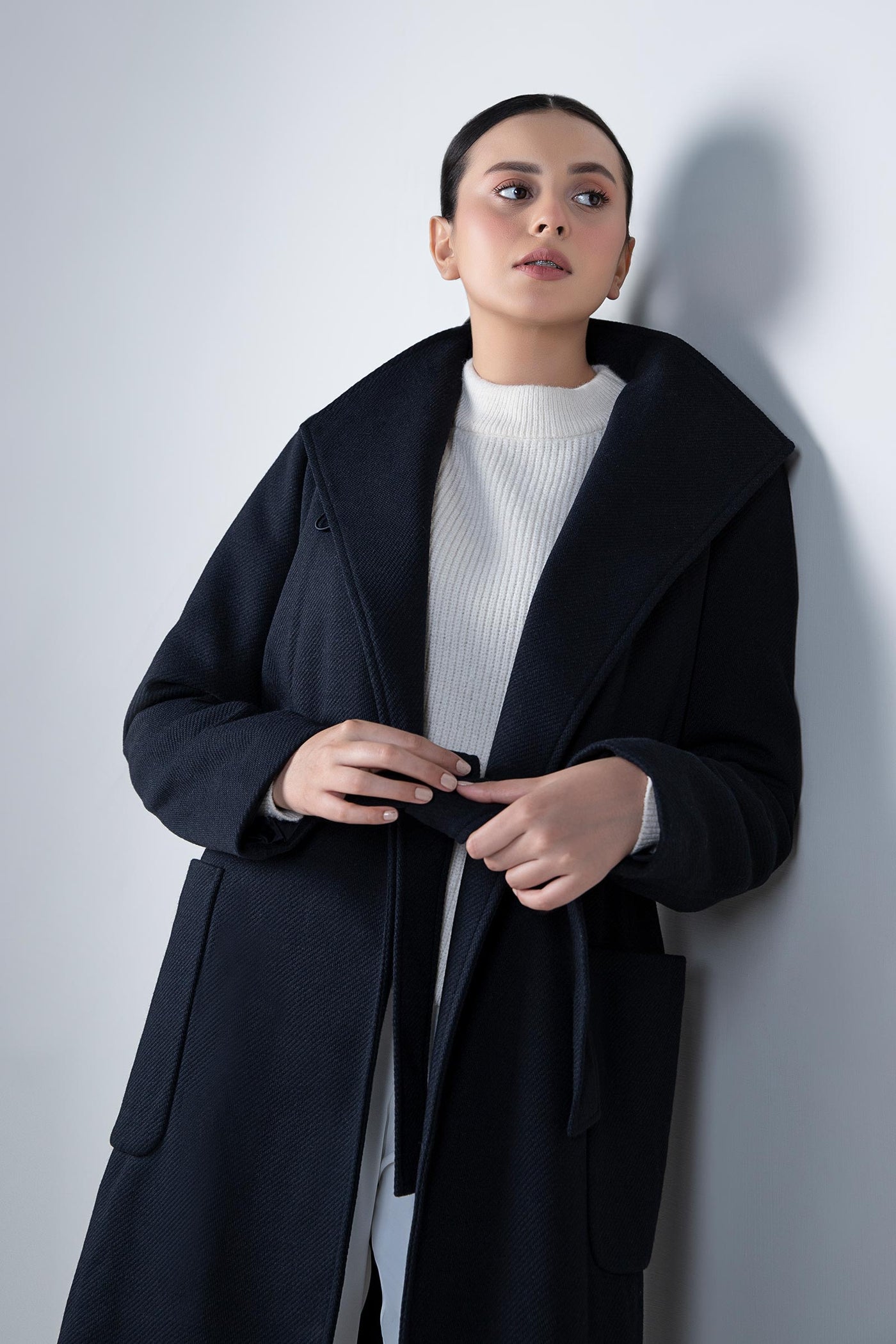 High Collar Coat | WEST-W24-40B