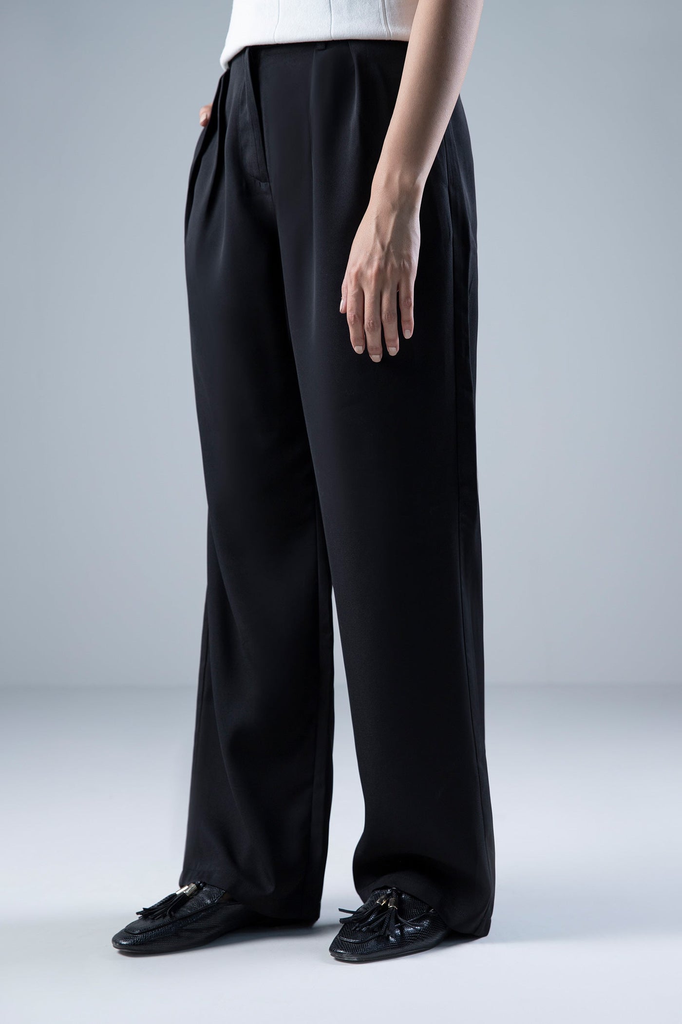 Wide Leg Tailored Pants | WEST-W24-60B