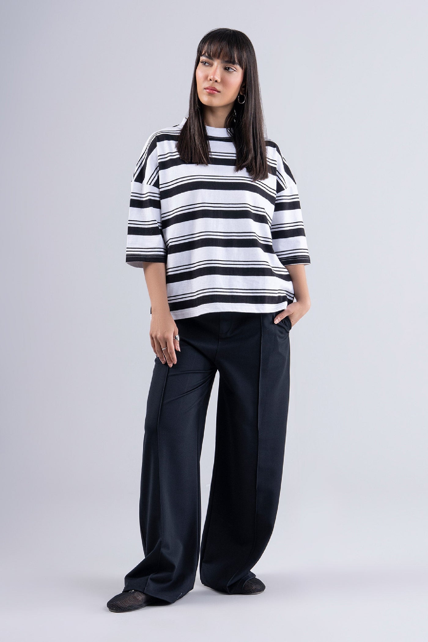 Basic Striped Top | WEST-S25-29