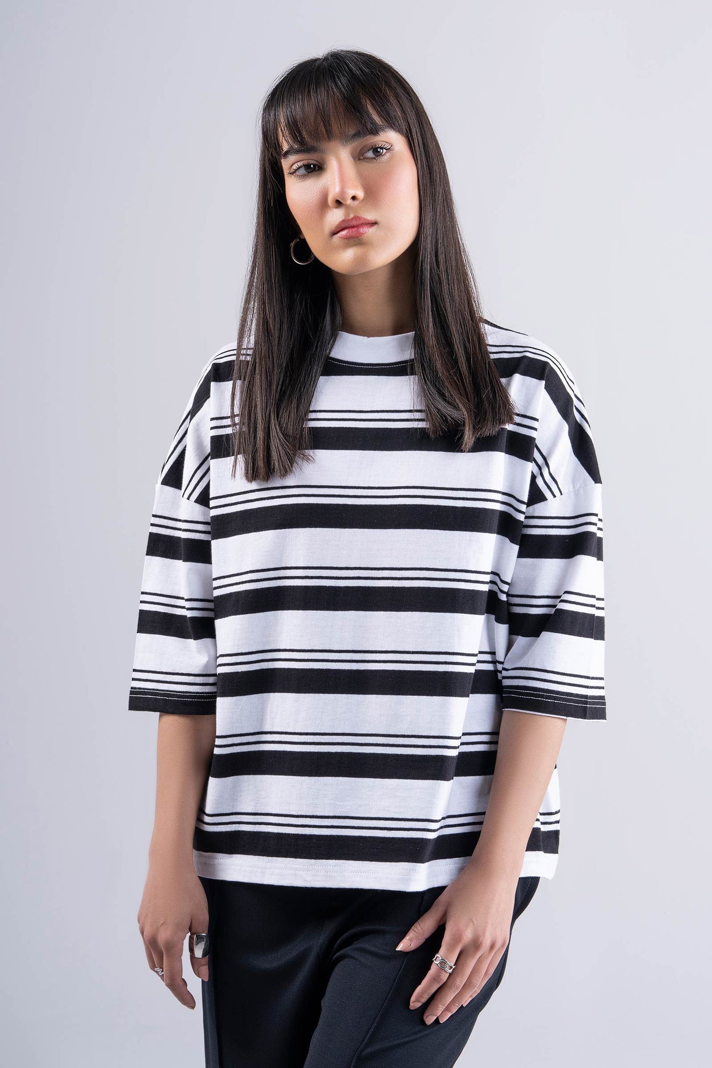 Basic Striped Top | WEST-S25-29