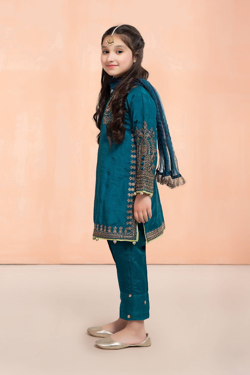 3 Piece Embroidered Lawn Suit | MKS-EF22-30R1