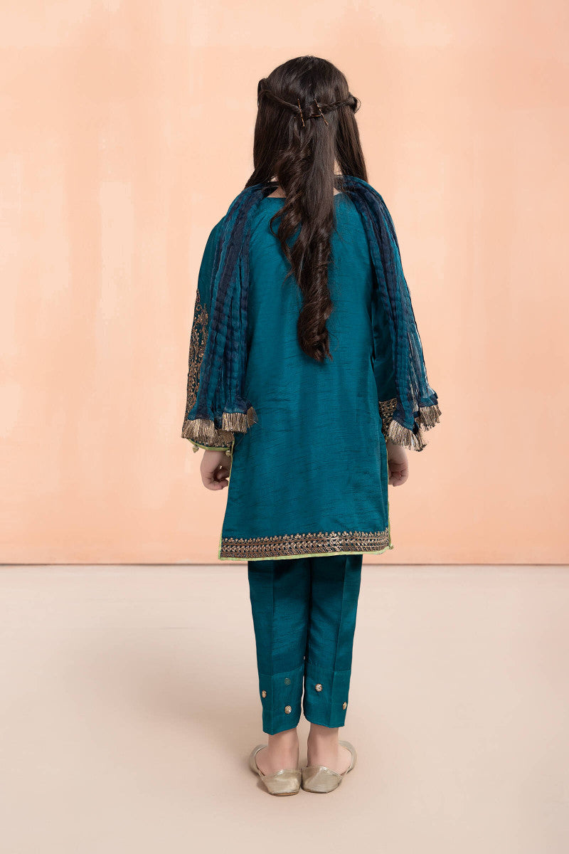 3 Piece Embroidered Lawn Suit | MKS-EF22-30R1