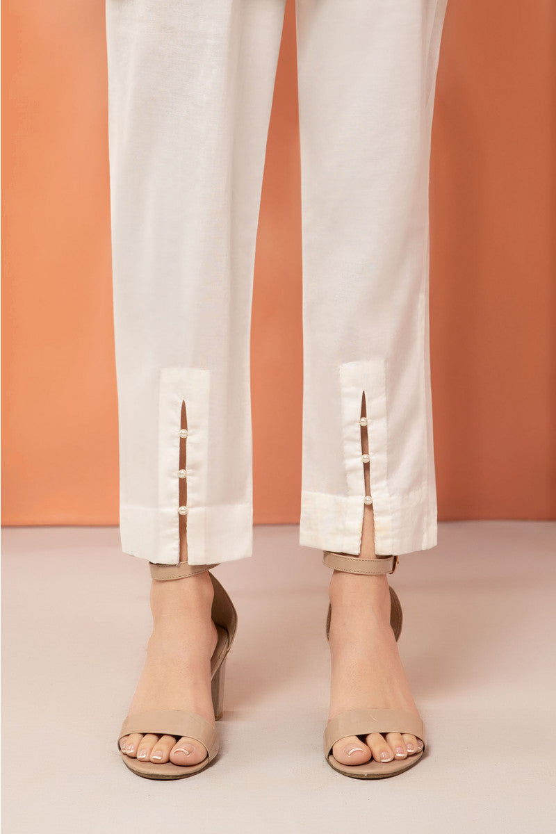 Showstopper White Cashmilon Fabric Straight Pleats & Pearls Pant Women –  showstopperbd.com